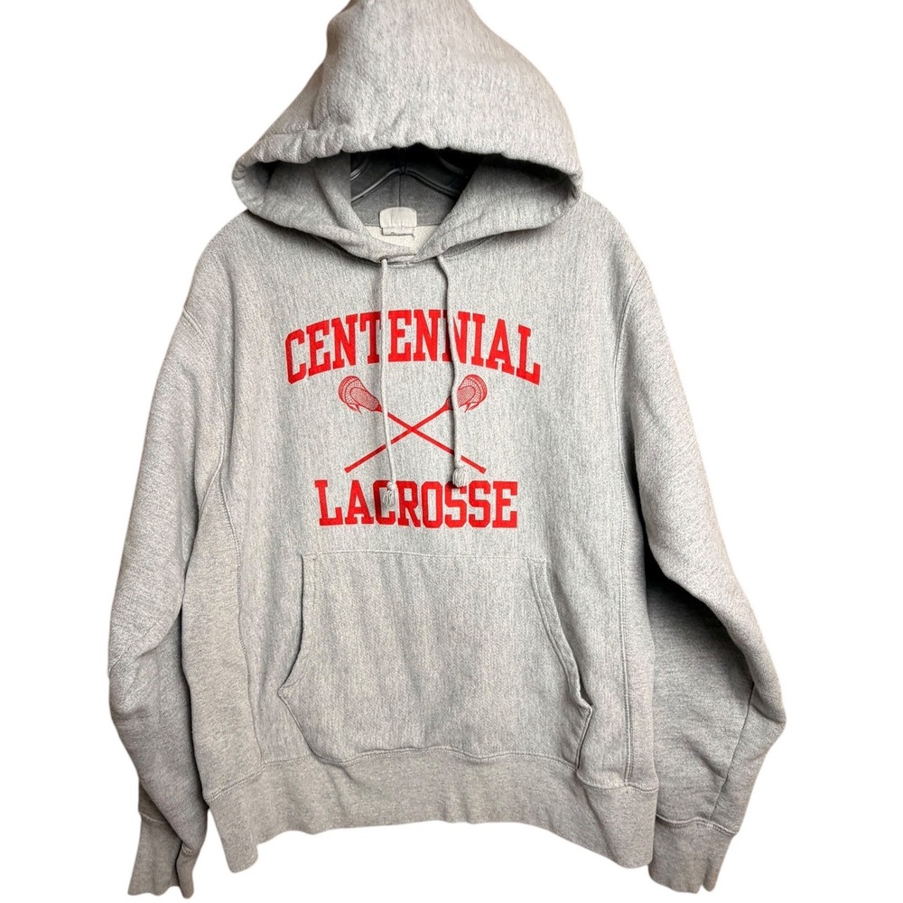 Champion Reverse Weave Centennial Lacrosse Hoodie Gray men’s M